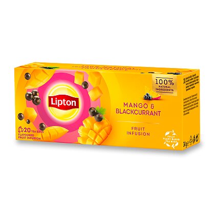 Obrázok produktu Lipton Fruit Infusion - ovocný čaj - mango a čierne ríbezle