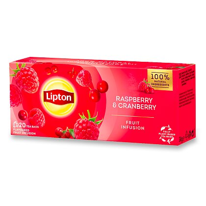 Obrázek produktu Lipton Fruit Infusion - ovocný čaj - maliny a brusinka