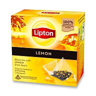 Lipton - čierny čaj - citrón pyramída