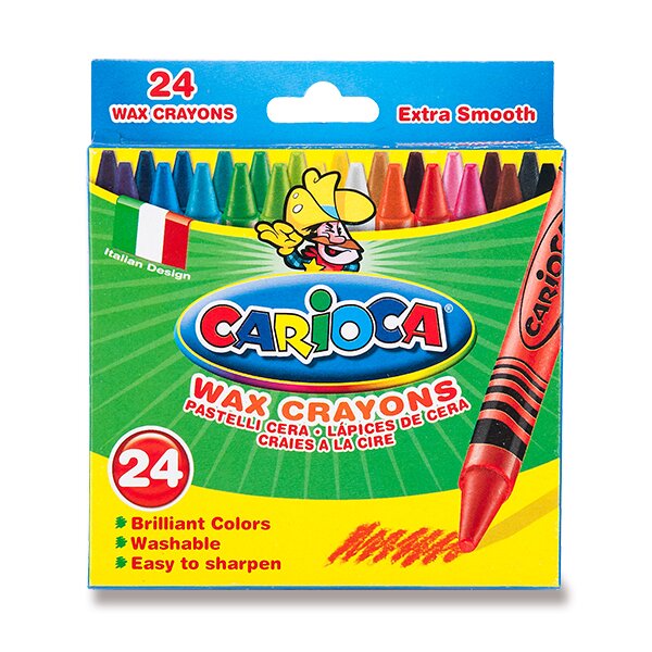 Voskovky Carioca Wax Crayon 24 barev
