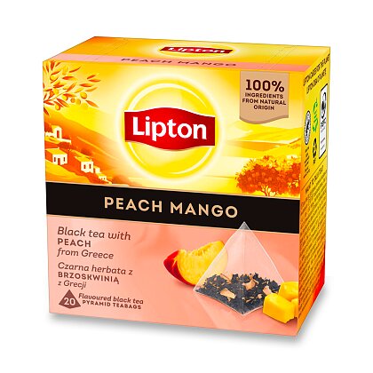 Product image Lipton - black tea - peach and mango pyramid
