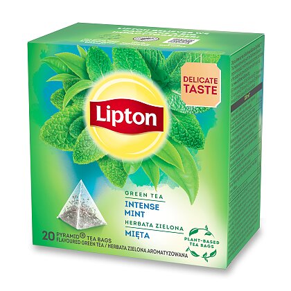 Obrázok produktu Lipton Intense Mint Tea - zelený čaj pyramída