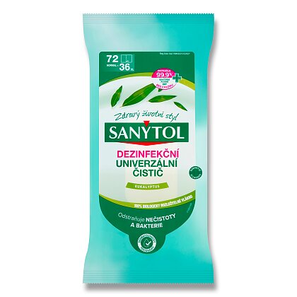 Obrázek produktu Sanytol - vlhčené ubrousky - 72 ks