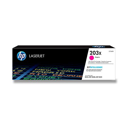 Obrázok produktu HP - toner CF543X, magenta (červený) pre laserové tlačiarne