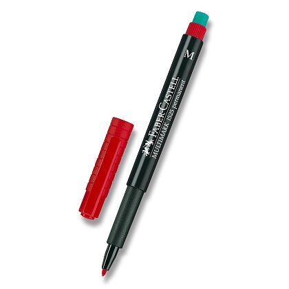 Obrázok produktu Faber-Castell 1525 M - permanentný popisovač - červená