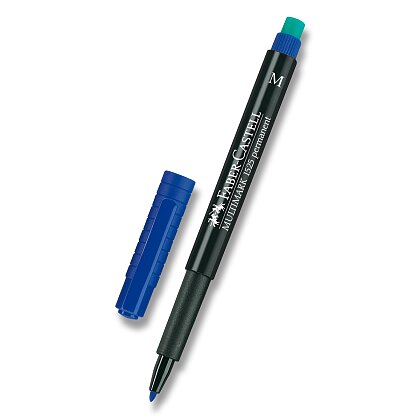 Obrázok produktu Faber-Castell 1525 M - permanentný popisovač - modrý