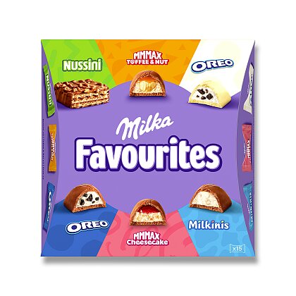 Obrázek produktu Milka Favourites- plněné pralinky - 141 g