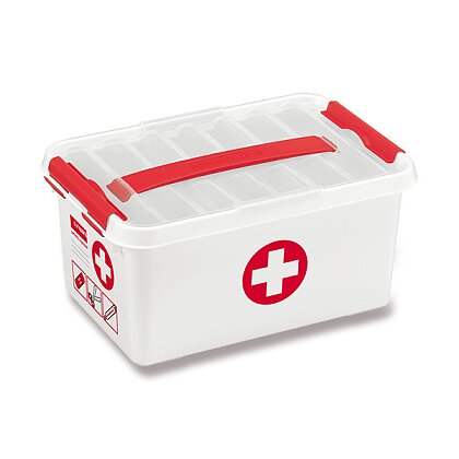 Product image Helit Q-line - storage box with markings - 145 x 300 x 200 mm