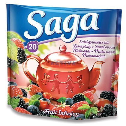 Obrázok produktu Saga - ovocný čaj - 20 x 1,8 g, lesné plody