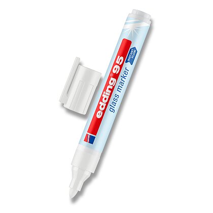Obrázek produktu Edding Glass Board Marker 95 - popisovač na sklo - bílý