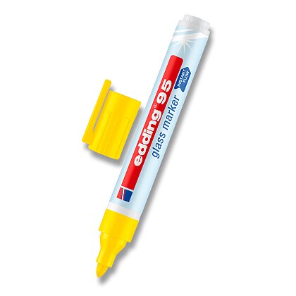 Obrázek produktu Edding Glass Board Marker 95 - popisovač na sklo - žlutý