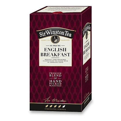 Obrázok produktu Sir Winston English Breakfast - čierny čaj, 20 x 1,8 g