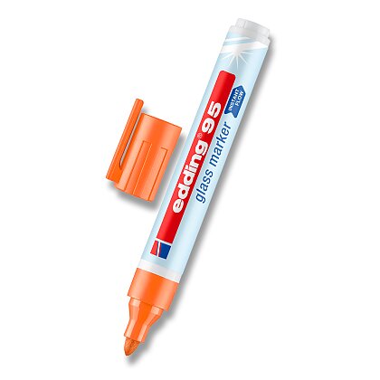 Obrázek produktu Edding Glass Board Marker 95 - popisovač na sklo - oranžový