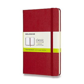 Obrázek produktu Zápisník Moleskine - tvrdé dosky - M, čistý, červený