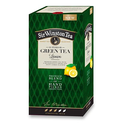 Product image Sir Winston Tea - green tea - Lemon, 20 × 1.65 g