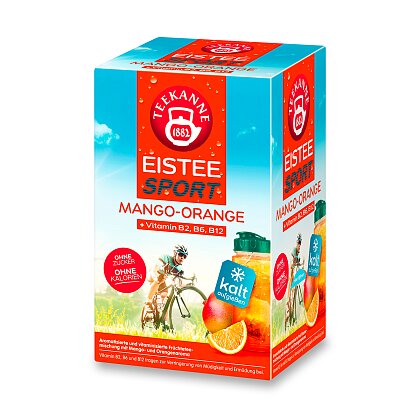 Obrázek produktu Teekanne Eistee Sport - ovocný ledový čaj - mango a pomeranč, 18 ks