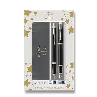 Obrázek produktu Parker IM Black CT - súprava plniace pero a guľôčkové pero