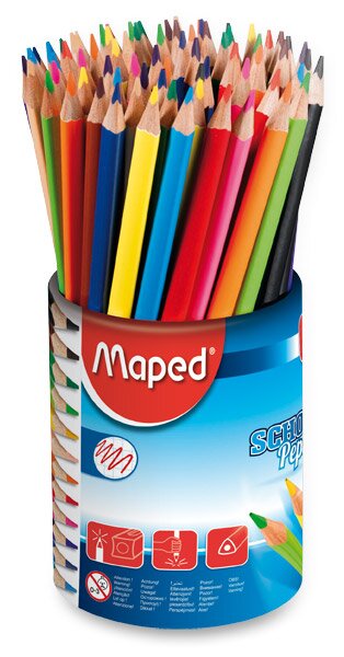 Pastelky Maped Color'Peps 72 kusů (6 x 12 barev) v dóze