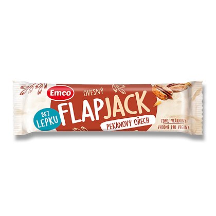 Obrázek produktu Emco Flapjack - ovesná tyčinka - pekanový ořech a javorový sirup, 45 g