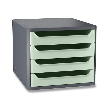 Obrázek produktu CEP First Greenspirit - zásuvkový box - šedý / zelený