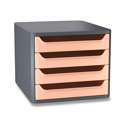 Product image CEP First Greenspirit - zásuvkový box - šedý / broskvový