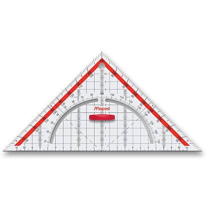Obrázek produktu Maped - trojúhelník - s ryskou a úhloměrem