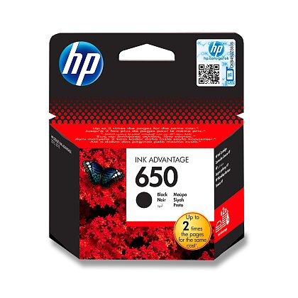Obrázek produktu HP - cartridge CZ101AE Black č. 650 (černá) pro inkoustové tiskárny