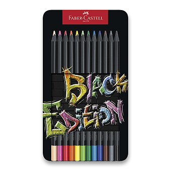 Obrázek produktu Pastelky Faber-Castell Black Edition - 12 barev