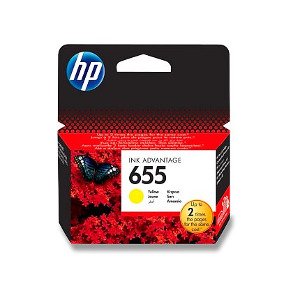 Obrázok produktu HP - cartridge pre atramentové tlačiarne - CZ112AE Yellow č. 655