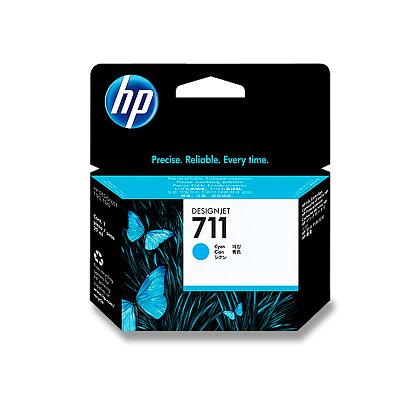 Obrázok produktu HP - cartridge pre atramentové tlačiarne - CZ130A č. 711 Cyan