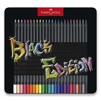 Obrázek produktu Pastelky Faber-Castell Black Edition - 24 barev