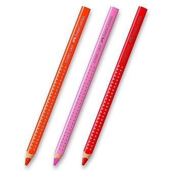 Obrázek produktu Pastelka Faber-Castell Jumbo Grip - červené a růžové odstíny - výběr barev