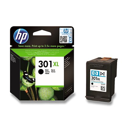 Obrázok produktu HP - cartridge CH563EE, black č. 301 XL (čierna) pre atramentové tlačiarne