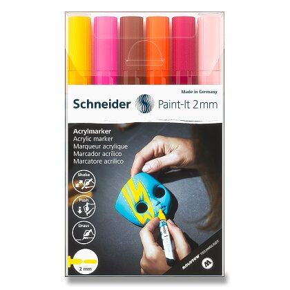 Product image Schneider Paint-It 310 - akrylový popisovač - souprava V3, 6 barev