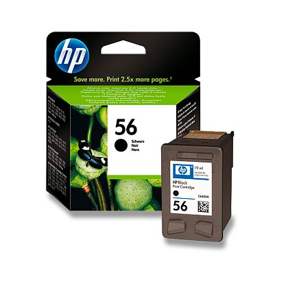 Obrázok produktu HP - cartridge C6656AE, black č. 56 (čierna) pre atramentové tlačiarne