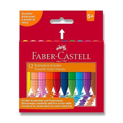 Obrázok produktu Faber-Castell Plastic Colour - plastové pastely - 12 farieb