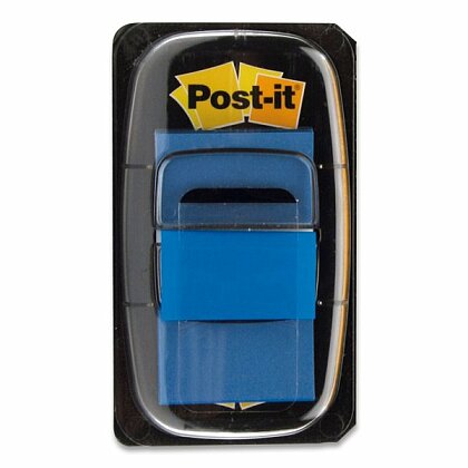 Obrázok produktu 3M Post-it - samolepiacia popisovateľná záložka - 25,4 × 43,2 mm, 50 ks, modrá