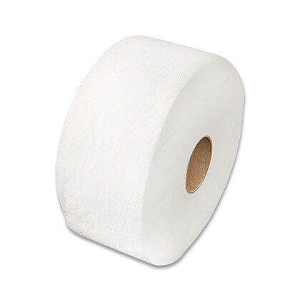 Obrázek produktu Jumbo - toaletní papír z celulózy - 2vrstvý, průměr 24 cm, návin 180 m, 6 ks