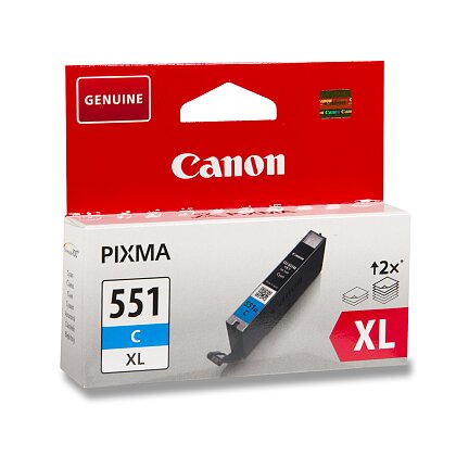 Obrázek produktu Canon - cartridge CLI-551, Cyan XL (modrá) pro inkoustové tiskárny