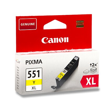 Obrázok produktu Canon - cartridge pre atramentové tlačiarne - CLI-551XL yellow