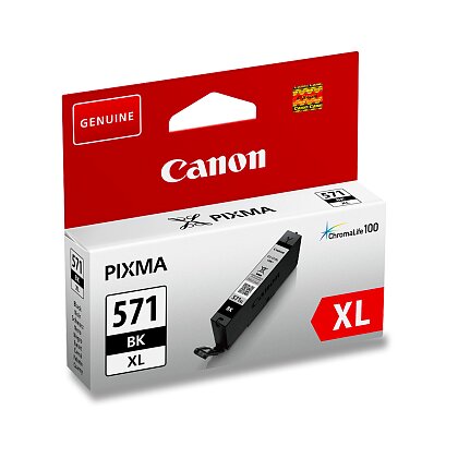 Obrázek produktu Canon - cartridge CLI-571XL, black (černá) pro inkoustové tiskárny