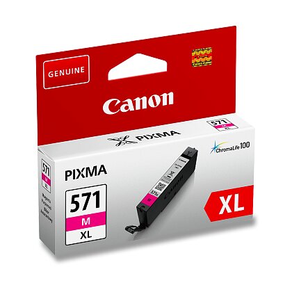 Obrázok produktu Canon - cartridge pre atramentové tlačiarne - CLI-571XL magenta