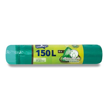 Product image Wastey's Less Plastic - retractable garbage bags - 150 l, 8 pcs, 25 microns