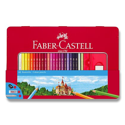 Obrázok produktu Faber-Castell - pastelky - 48 farieb + príslušenstvo