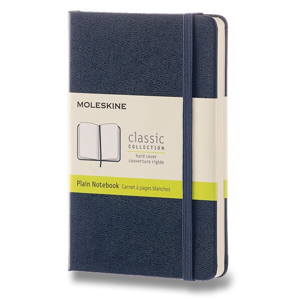 Zápisník Moleskine - tvrdé desky modrý