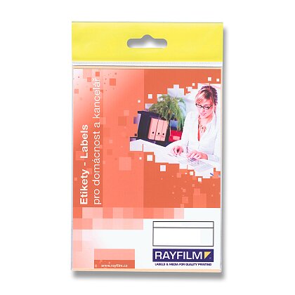 Obrázek produktu Rayfilm - samolepicí bílé etikety - 27×15 mm, 350 etiket, 10 listů
