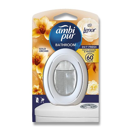 Obrázek produktu Ambi Pur Bathroom - osvěžovač vzduchu do koupelny - Gold Orchid, 8 ml