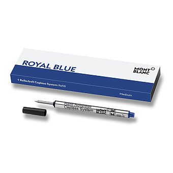 Obrázek produktu Náplň Montblanc do rolleru bez víčka - M, 1 ks, Royal Blue