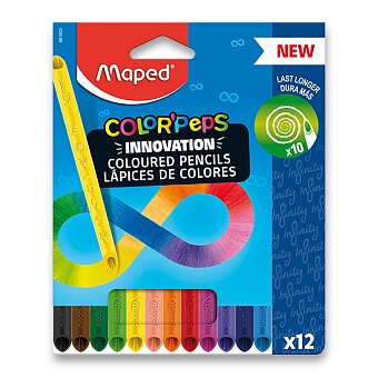 Obrázek produktu Pastelky Maped Color&#039;Peps Infinity - 12 barev