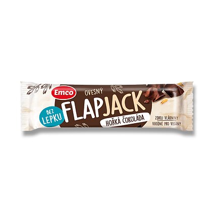 Product image Emco Flapjack - oat bar - dark chocolate, 45 g